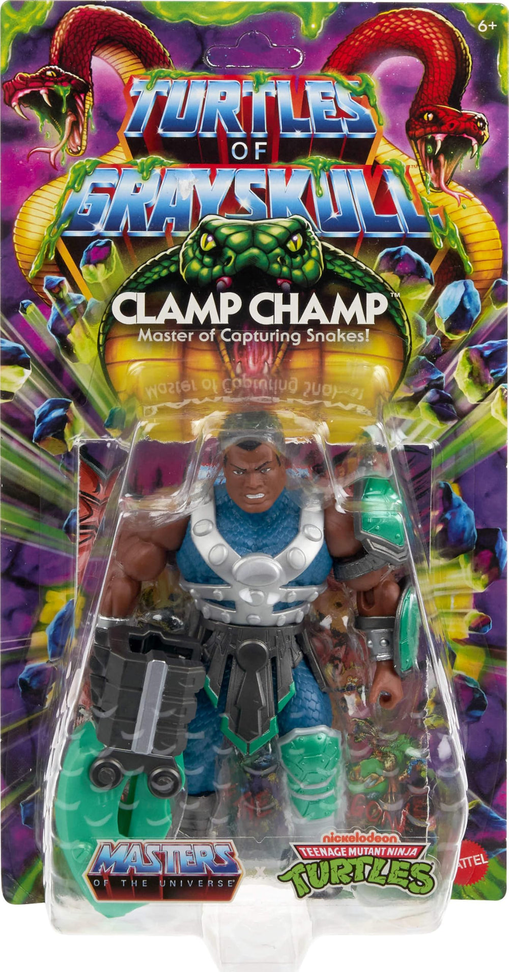 MOTU Clamp Champ with articulated jaw for dynamic action scenes