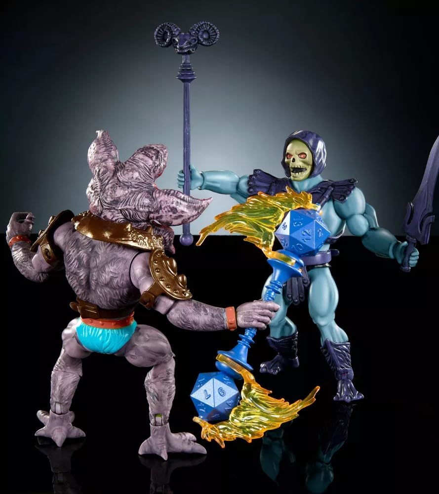 Masters of the Universe X Stranger Things Demogorgon torso detail showcases scale and eerie design