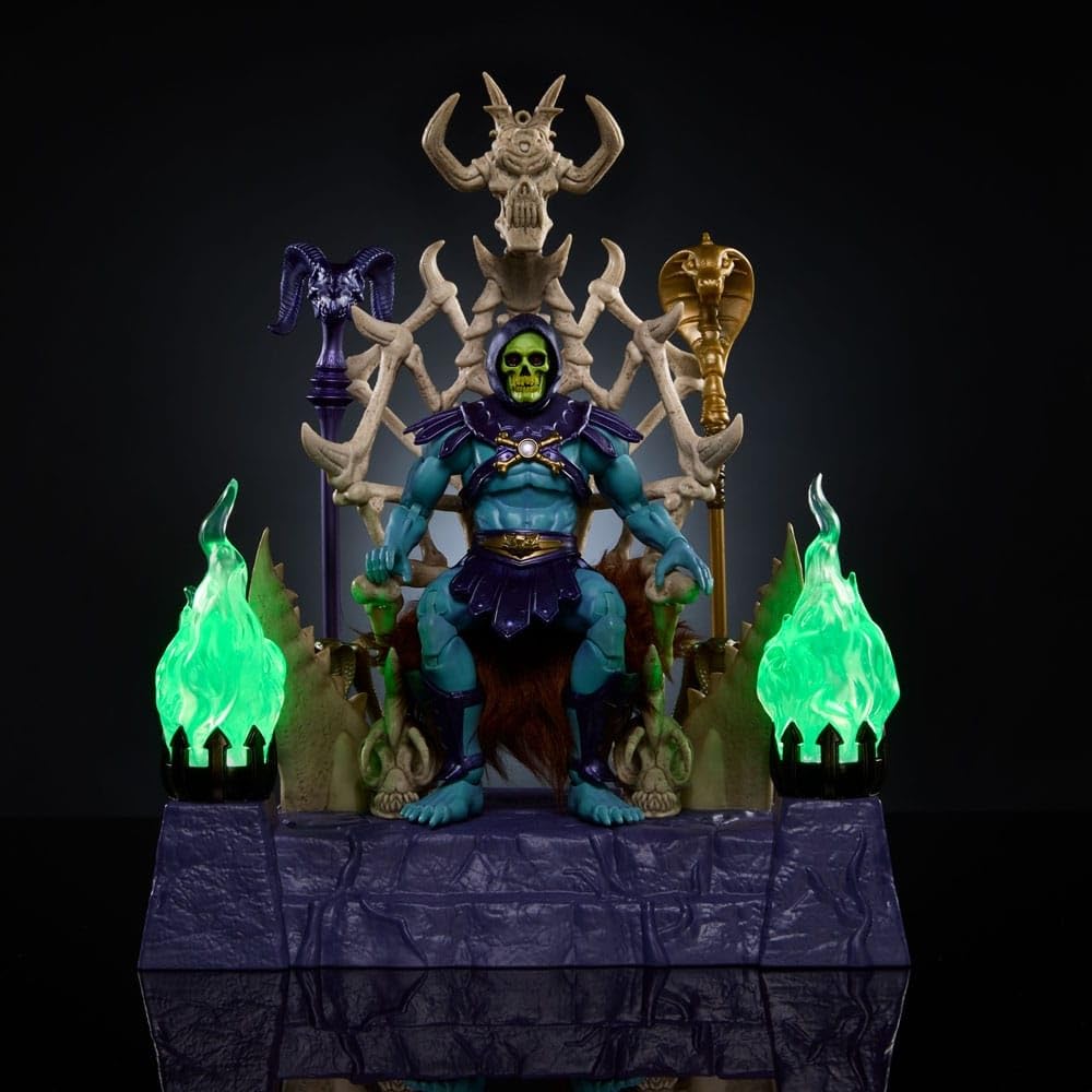 Masters of the Universe Masterverse Havoc wand and snake stick with extra hands