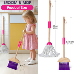 Masthome broom aids cooperative cleaning and role-play with little helpers.