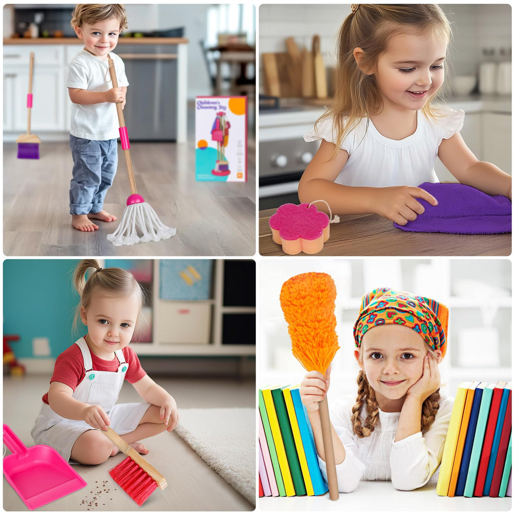 Masthome hand brush supports small hands and coordinated pretend tasks.