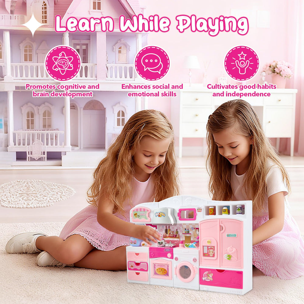 Mastom play set with durable ABS plastic and smooth edges for safety.