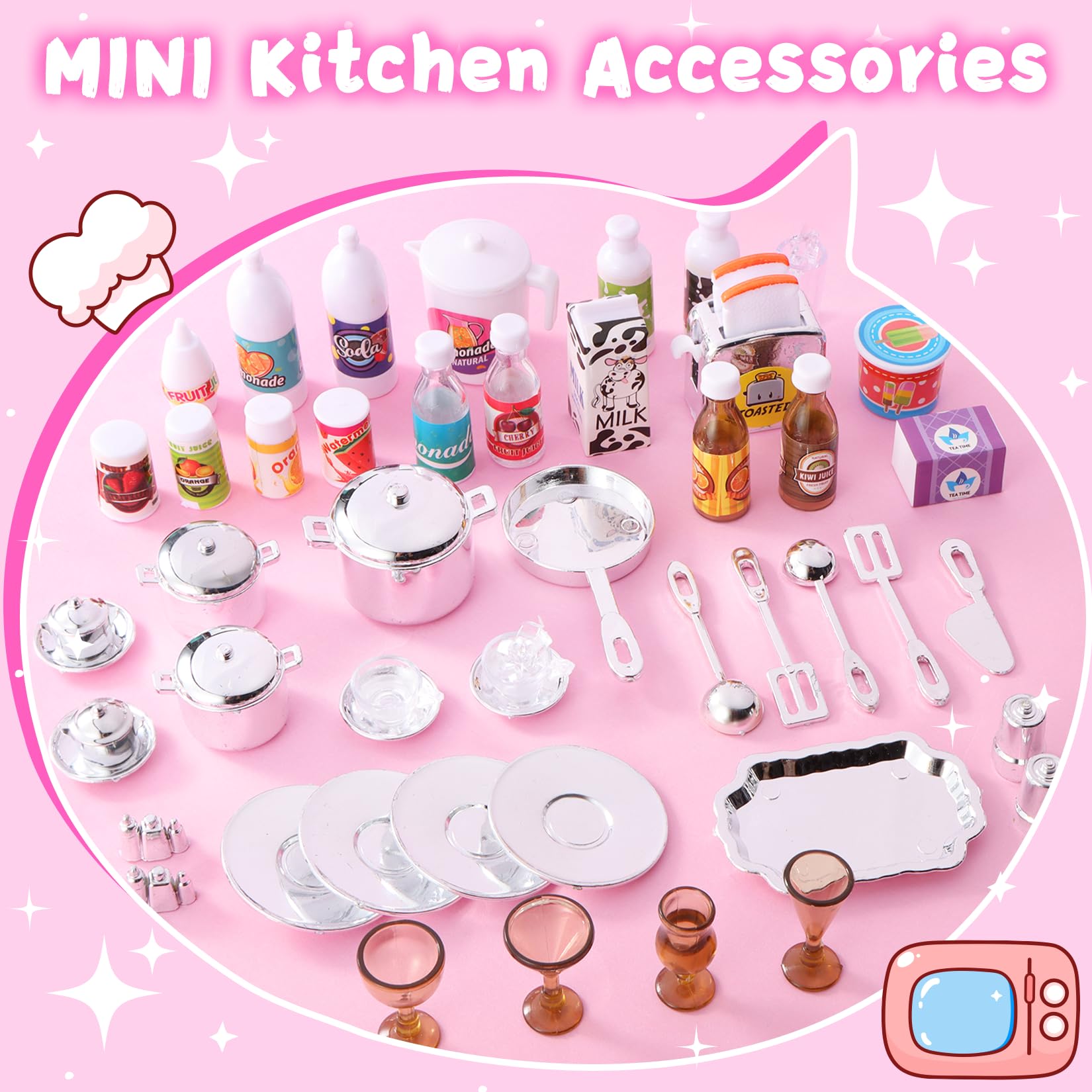Mastom kitchen playset spice shelf and cups add cozy kitchen rituals.