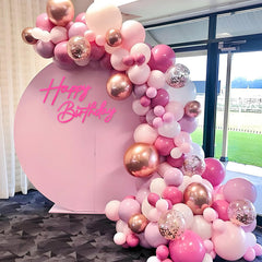 MASTRON brown felt letters backdrop with rustic charm for baby showers