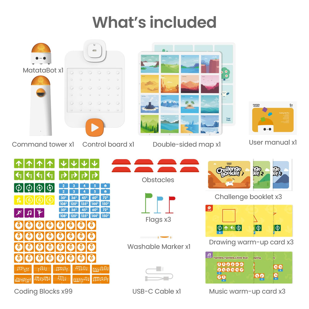 Matatabot artist warm-up cards spark imaginative coding prompts.