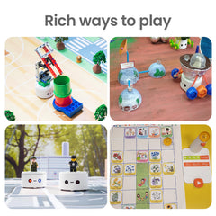 Matatabot family challenge books inspire teamwork during home coding sessions.