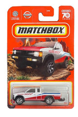 Matchbox 95 Nissan Hardbody D21 1:64 scale diecast model for collectible display.