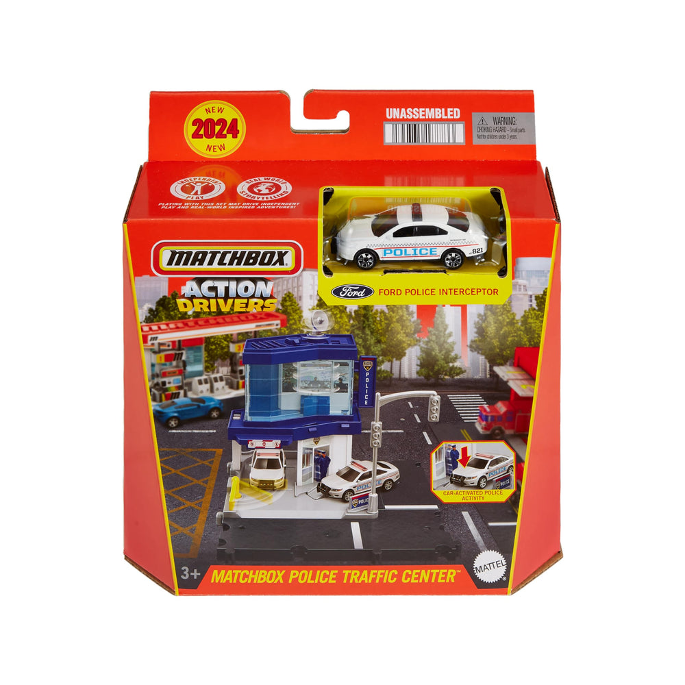 Matchbox Playset links with other sets for expanded play scenarios.