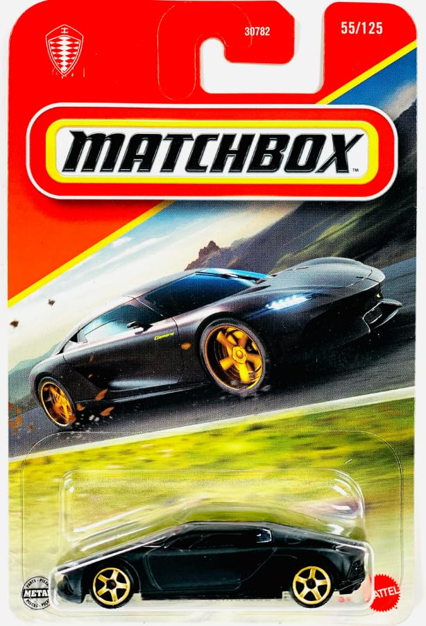 Matchbox Exotic Vehicles 5-Pack five unique cars, no duplicates for a diverse collection.