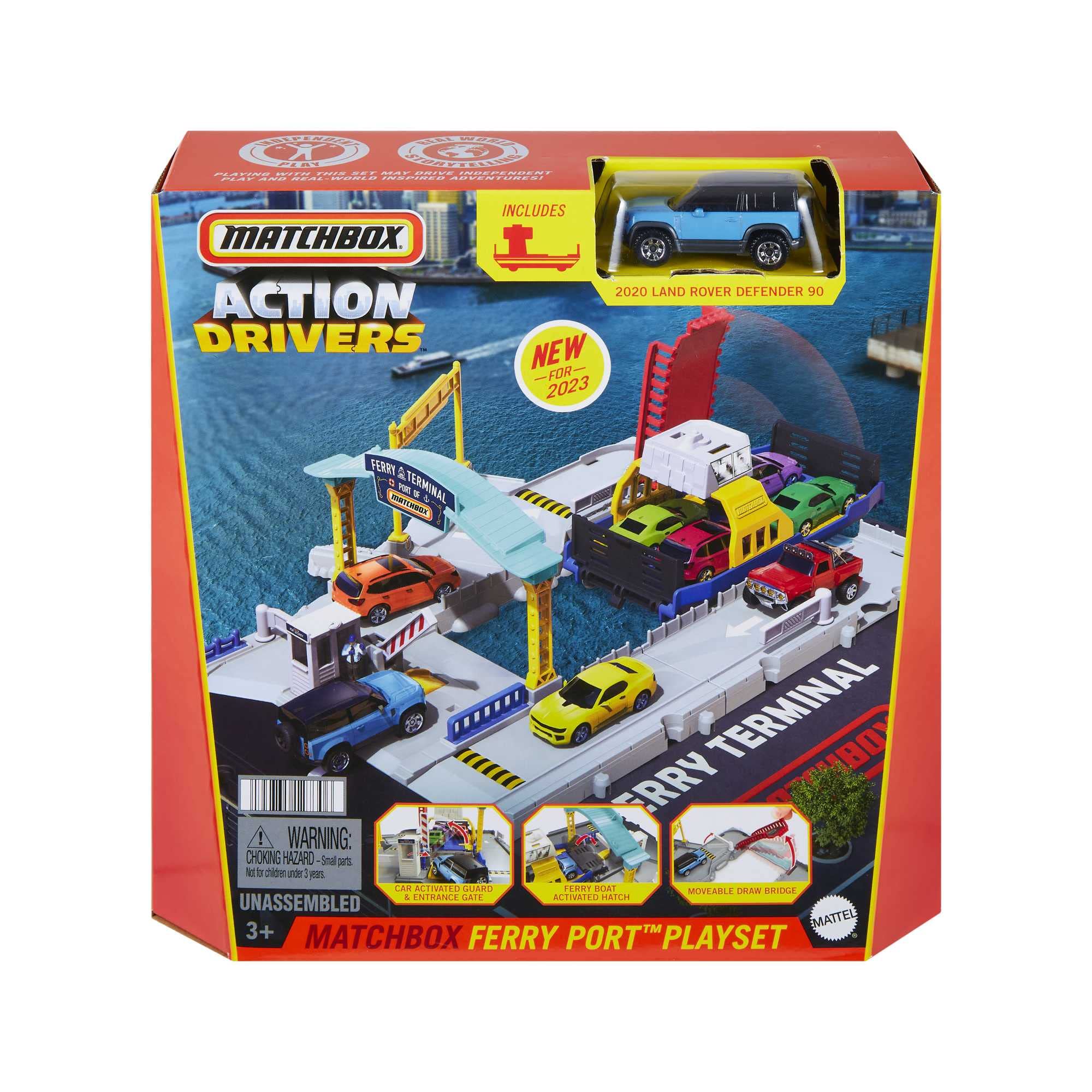 Imaginative port adventures with Matchbox HMH29 encourage storytelling.