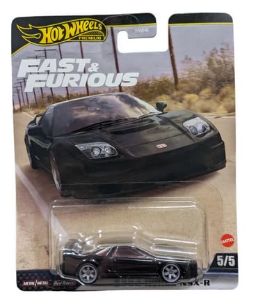 Matchbox premium Fast and Furious 2003 Honda NSX-R diecast car in black, ideal for display and collection.