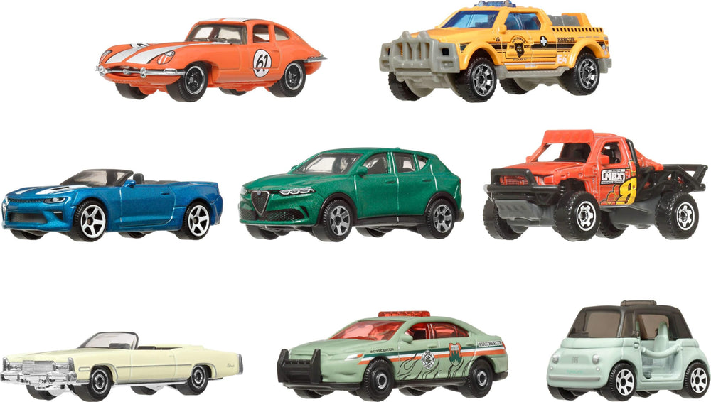 Matchbox vehicles compatible with playsets for storytelling