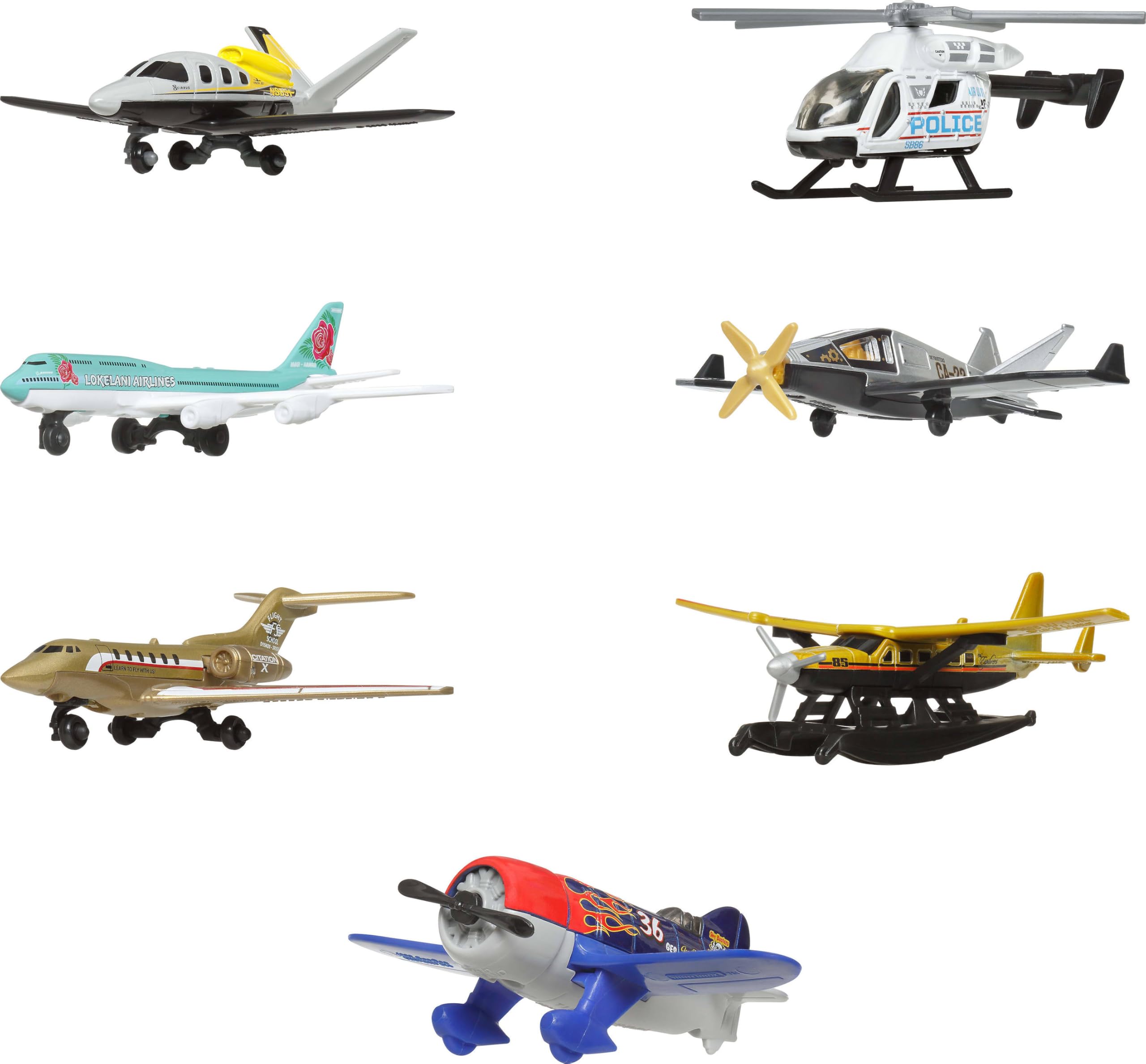 Matchbox Sky Busters durable construction for sturdy kid-friendly play.