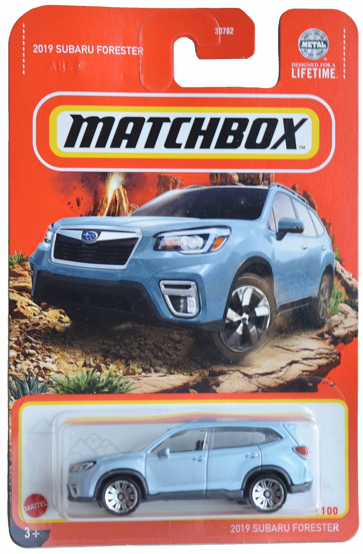 Matchbox Subaru Forester blue 1:64 scale model ideal for display and imaginative play