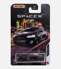 Matchbox Tesla Model X SpaceX Crew Transport 1:64 die-cast for display and collection.