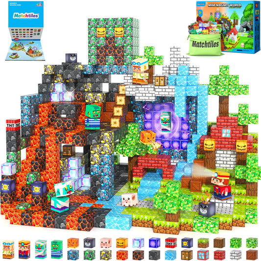 Matchtiles magnetic blocks forest set sparks creative play and exploration