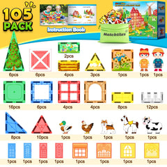 Matchtiles magnetic building blocks for versatile home and classroom play.