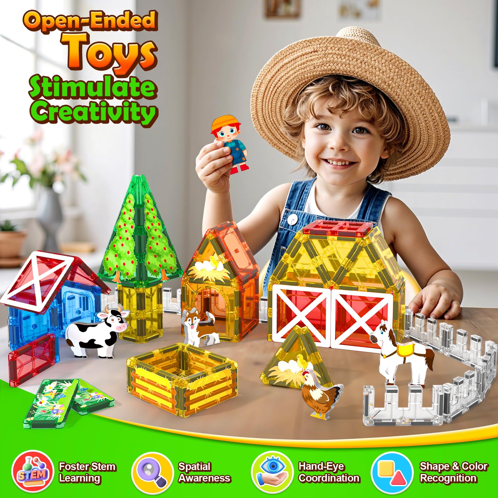 Matchtiles blocks use non-toxic ABS with rounded edges for safe, durable play.