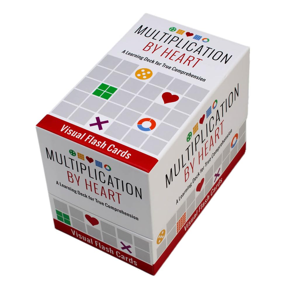 Math for Love dots in circles visual aids recognition and memory in multiplication practice.