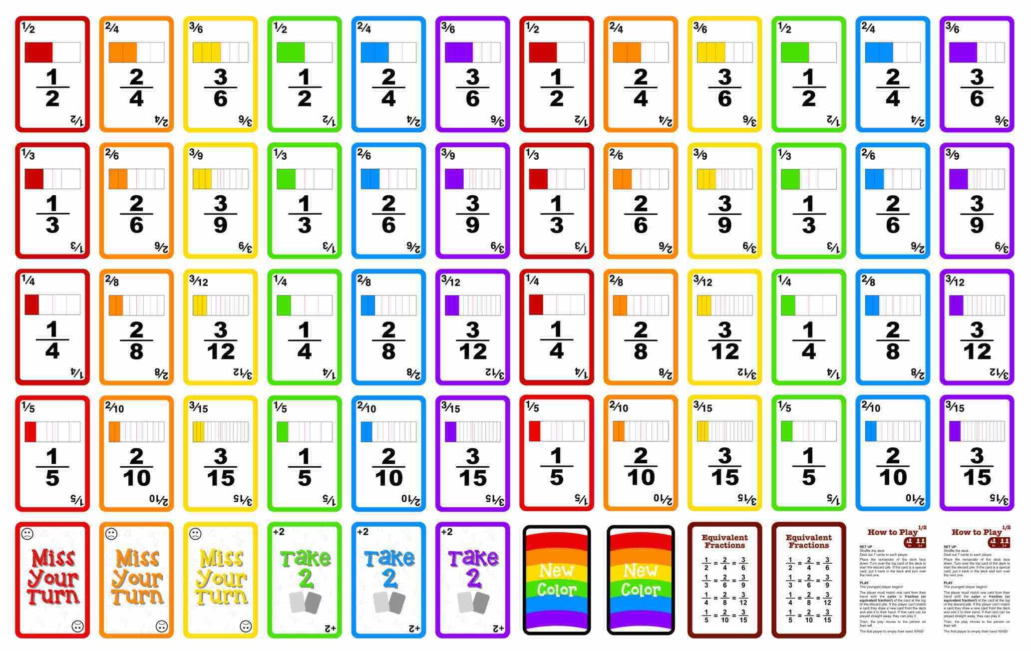 Miss a Turn card adds strategy and pacing to Math Magic Fractions Wild.