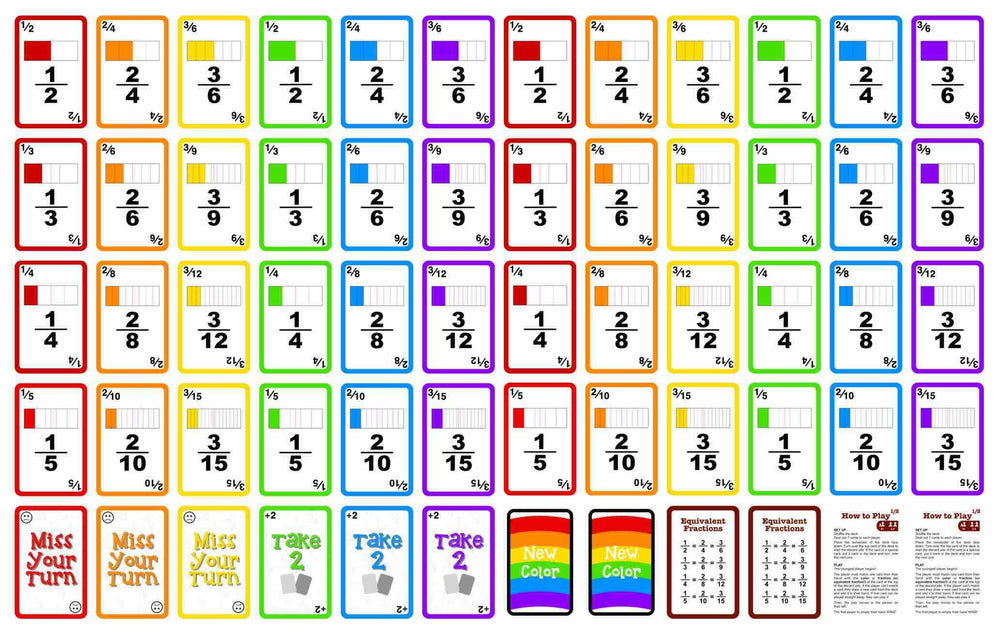 Miss a Turn card adds strategy and pacing to Math Magic Fractions Wild.