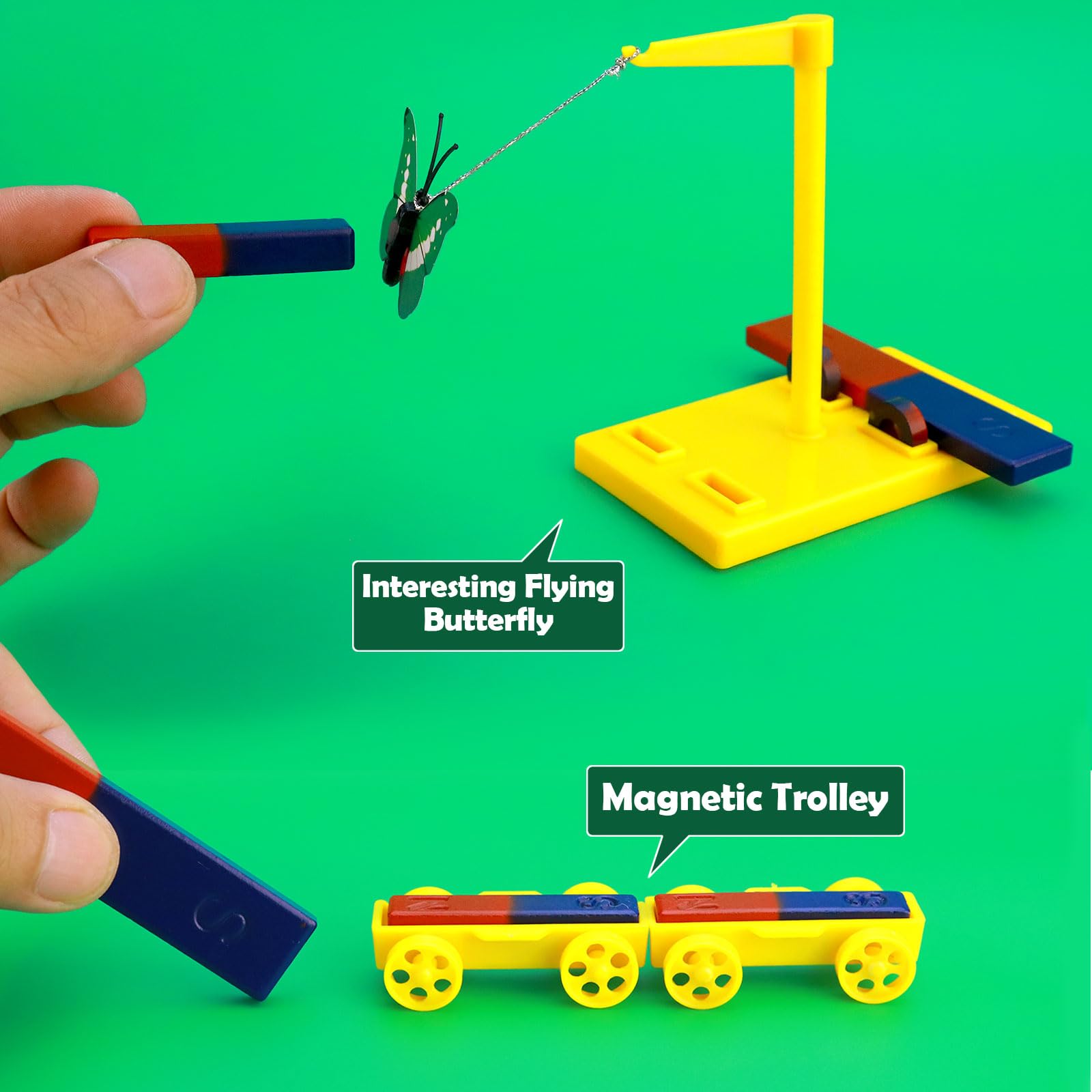 Matifaner electromagnet module for building circuits and observing effects