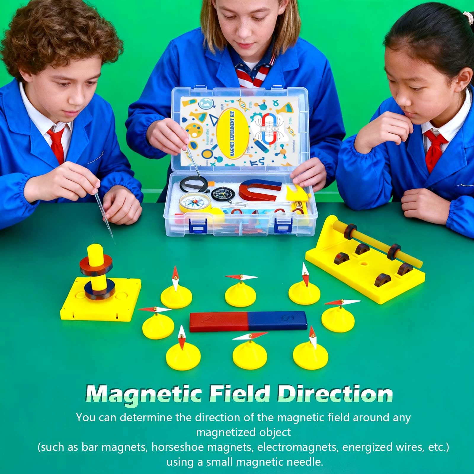Matifaner horseshoe magnet enabling versatile demonstrations and configurations