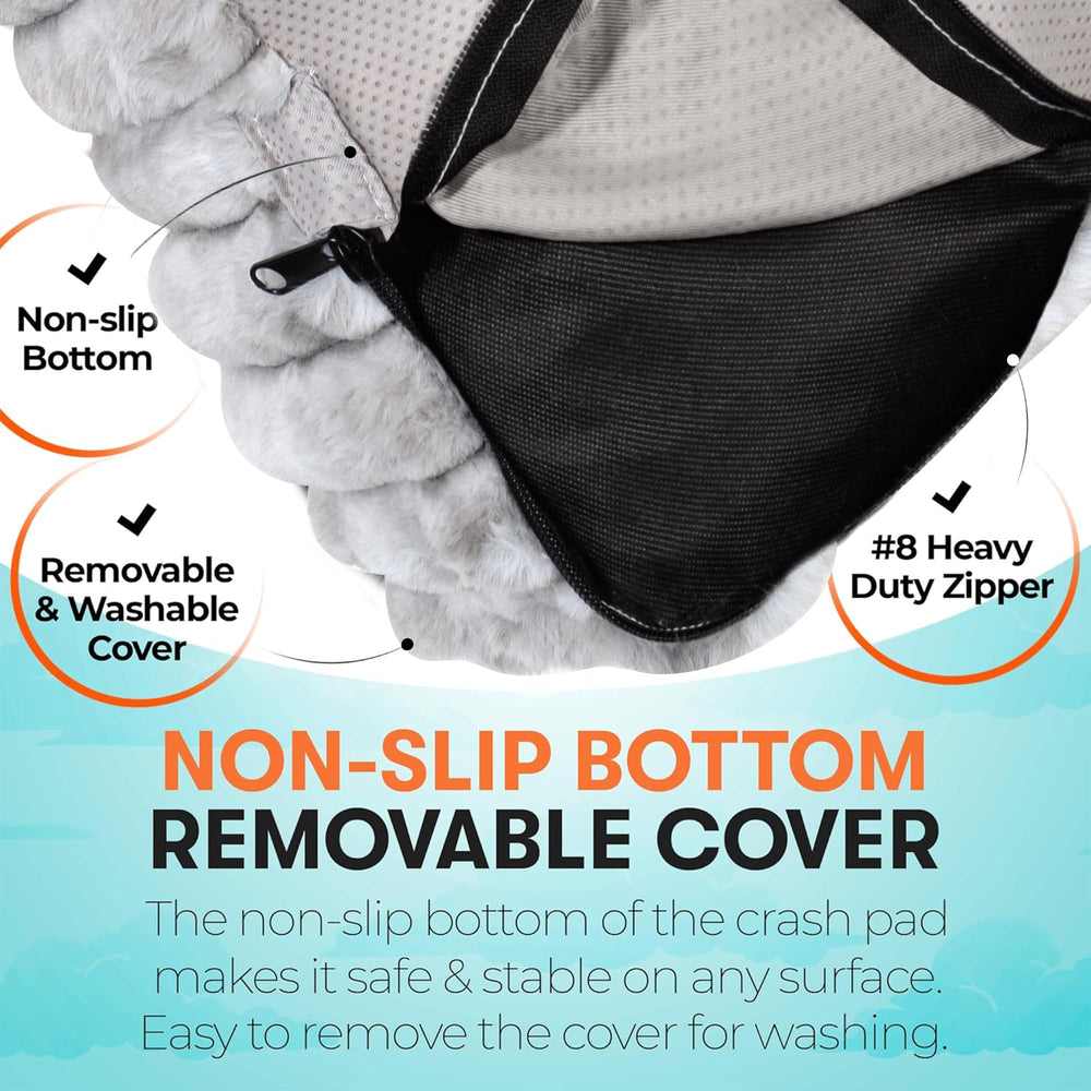 Matini Home crash pad mesh vents detail ensures safe airflow during use
