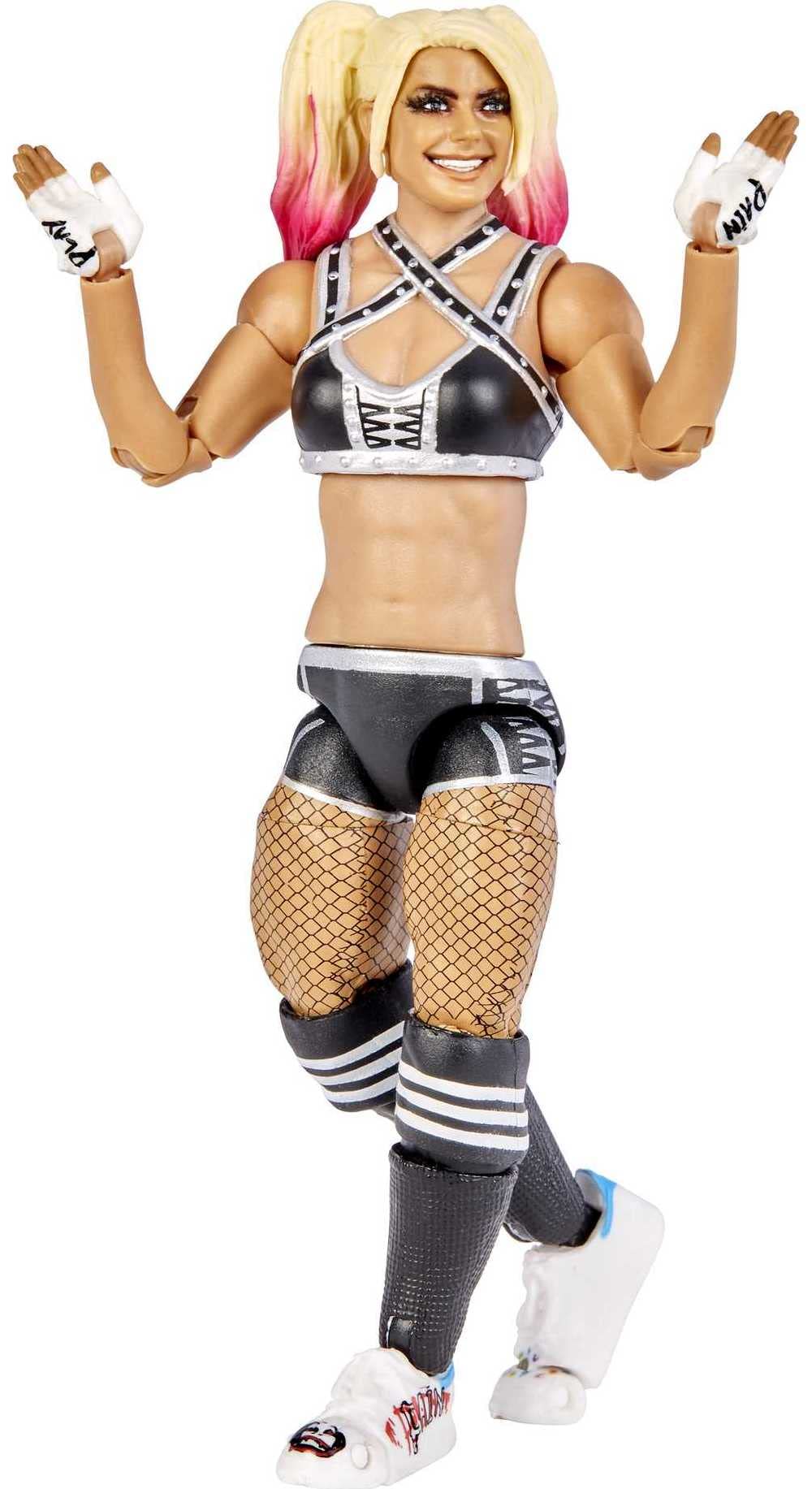 Alexa Bliss figure showing 30+ articulation points for versatile posing.