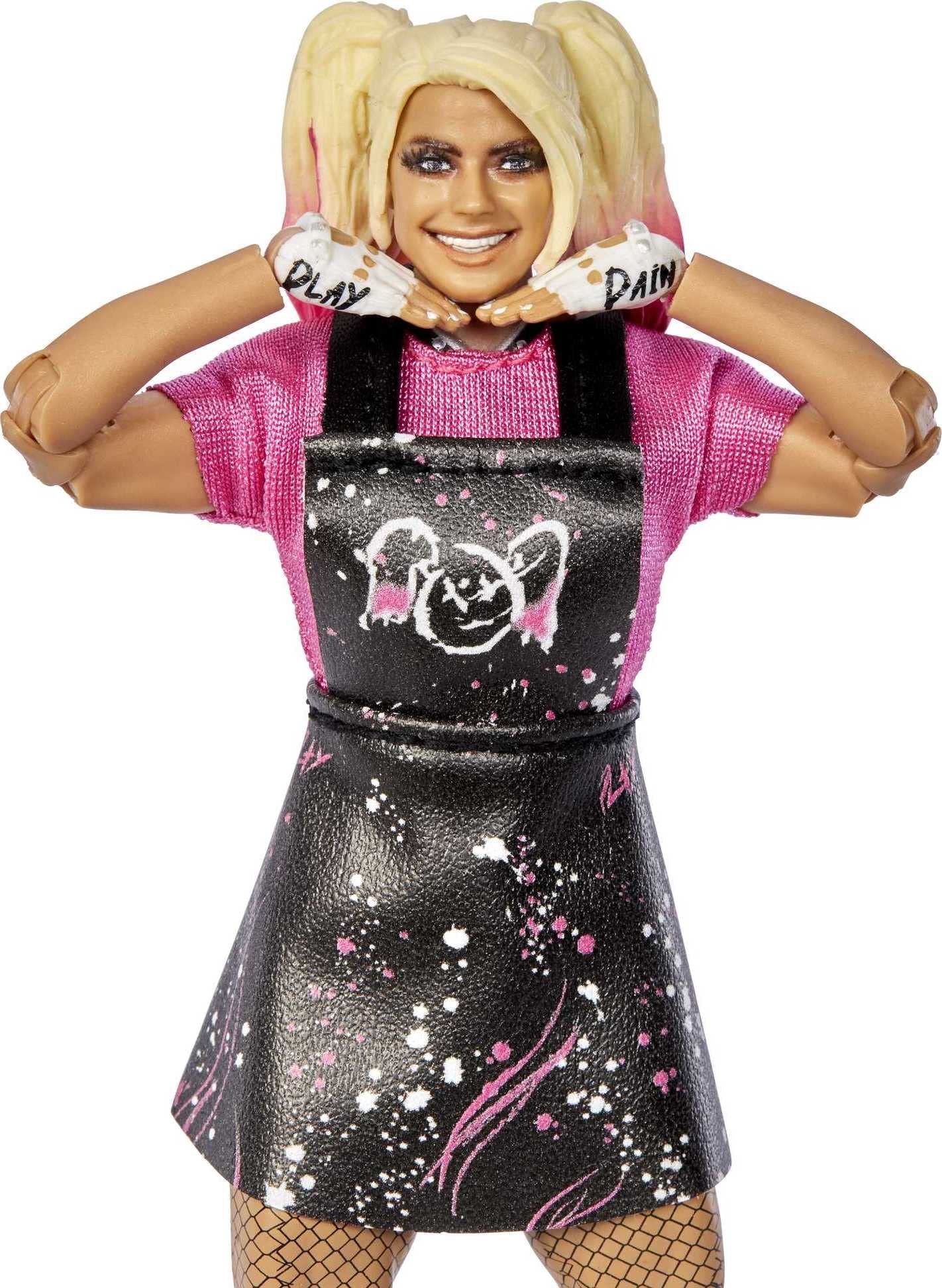 Mattel Alexa Bliss figure with swappable heads for customized expressions.