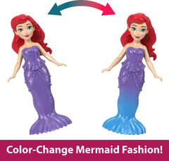Mattel Ariel doll house Flounder figure enhances friendship play.