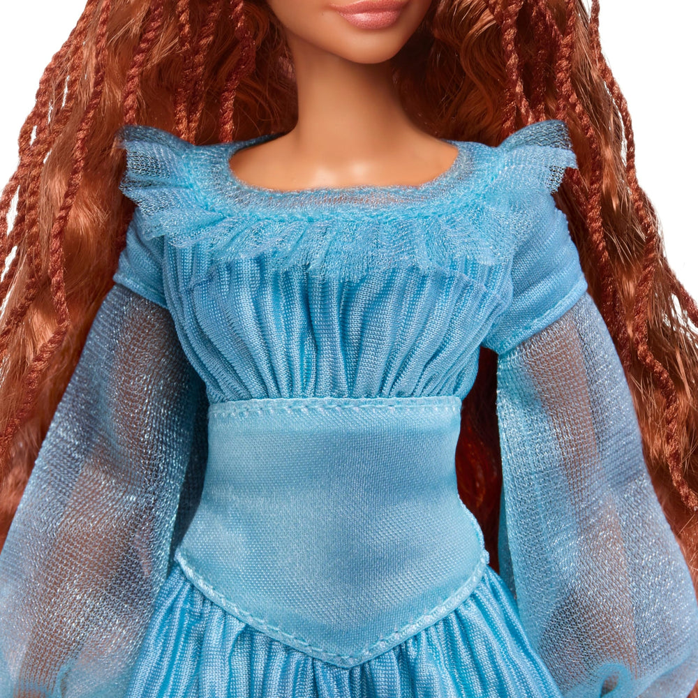 Mattel Ariel-long-hair-styling inviting styling sessions with her flowing red hair.