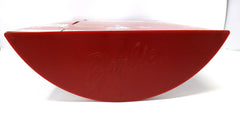 Mattel Barbie Holiday Celebration 2001 stands on a doll stand for secure display.