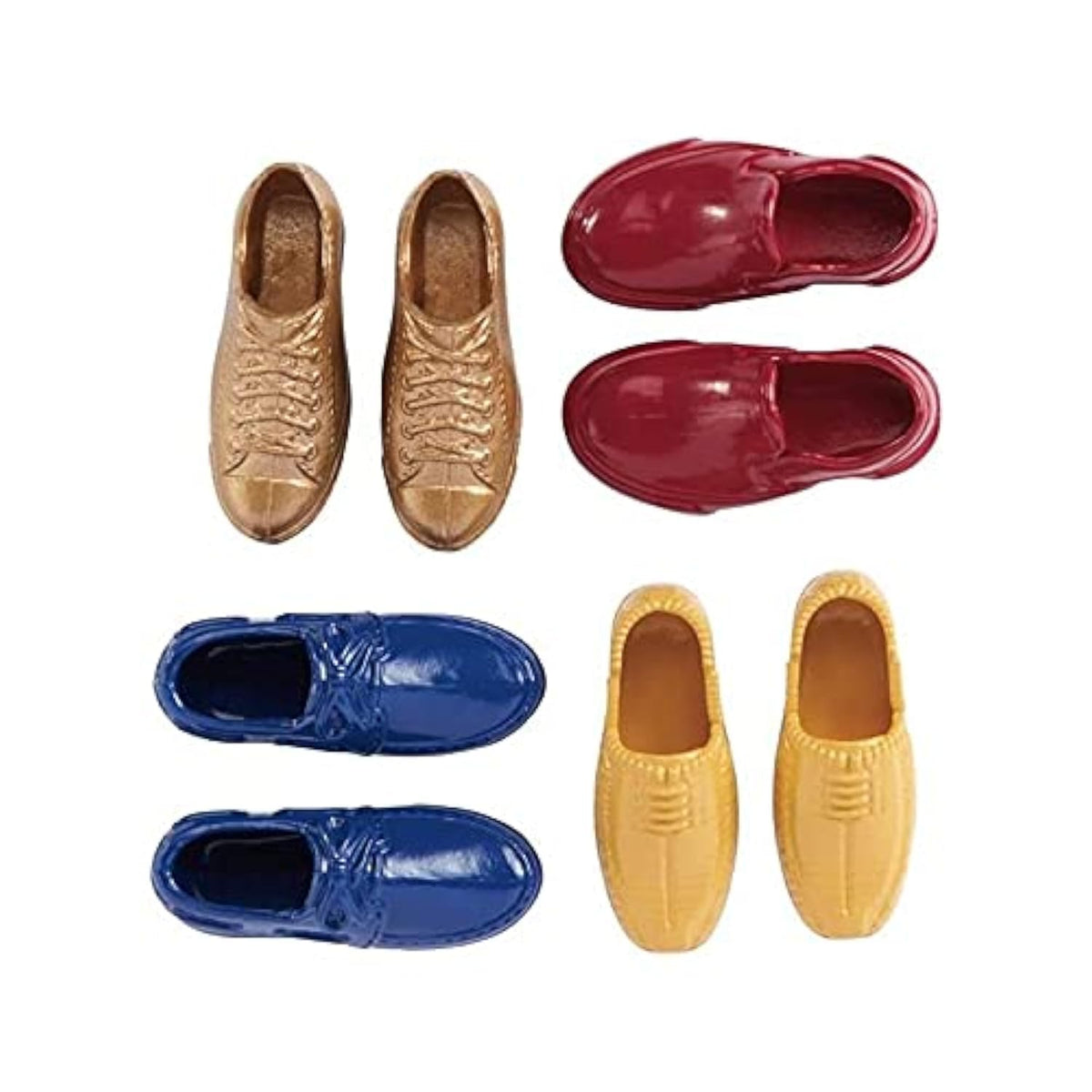Mattel Barbie Ken GWF12 shoe set with four styles for mix-and-match outfits