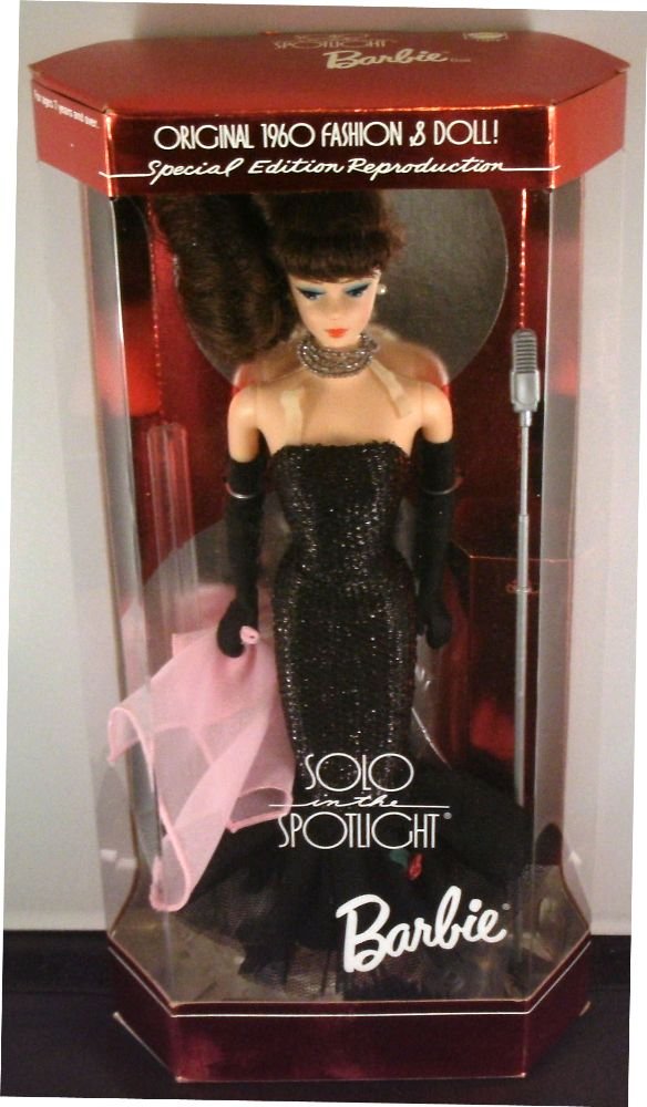 Mattel Barbie Solo in the Spotlight doll with stand and accessories for display and storytelling.