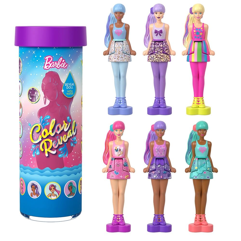 Mattel Barbieland Color Reveal minis are portable for travel and playdates.