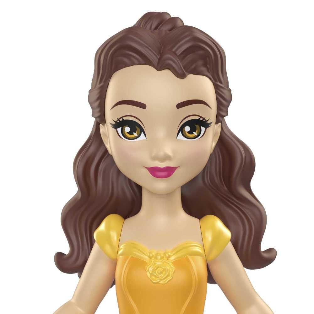 Mattel Belle hair and face details capture classic Disney charm.