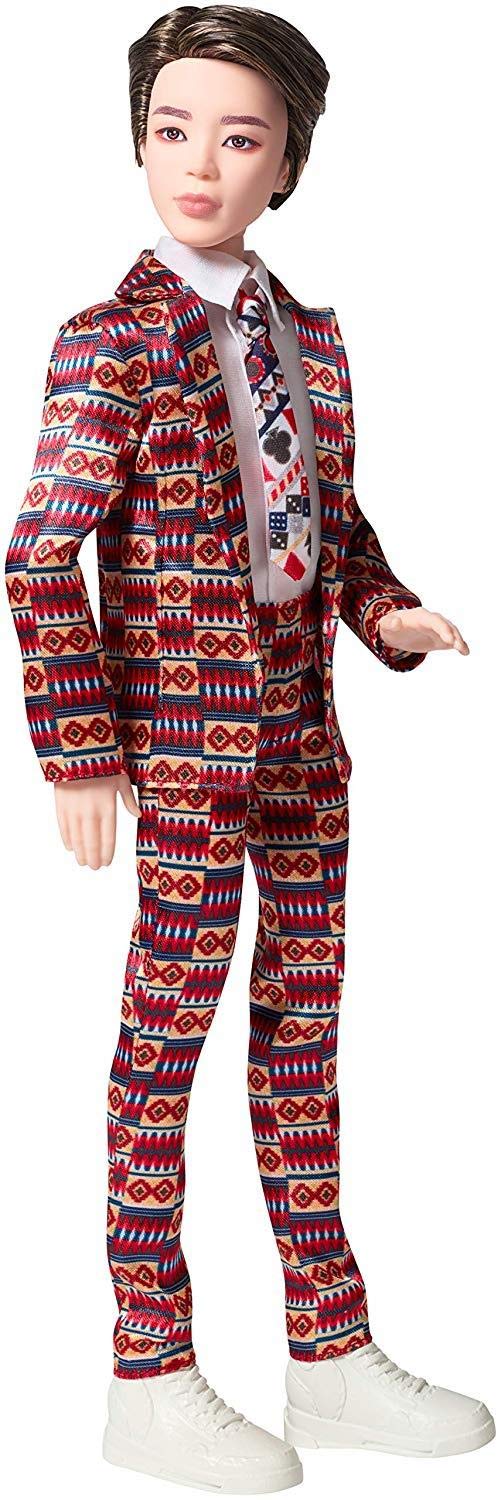 Mattel Jimin idol doll eleven-points-articulation enables dynamic poses.