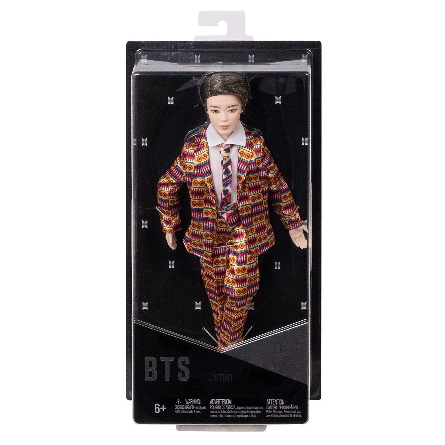 Mattel Jimin Idol Doll rooted-hair allows authentic styling and posing.