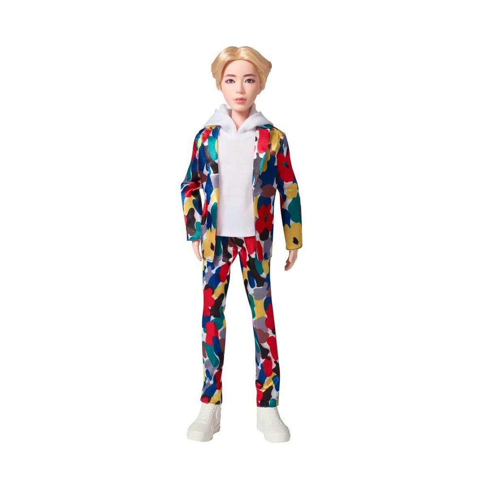 Mattel BTS Jin fashion doll in Idol suit ready for imaginative play and display