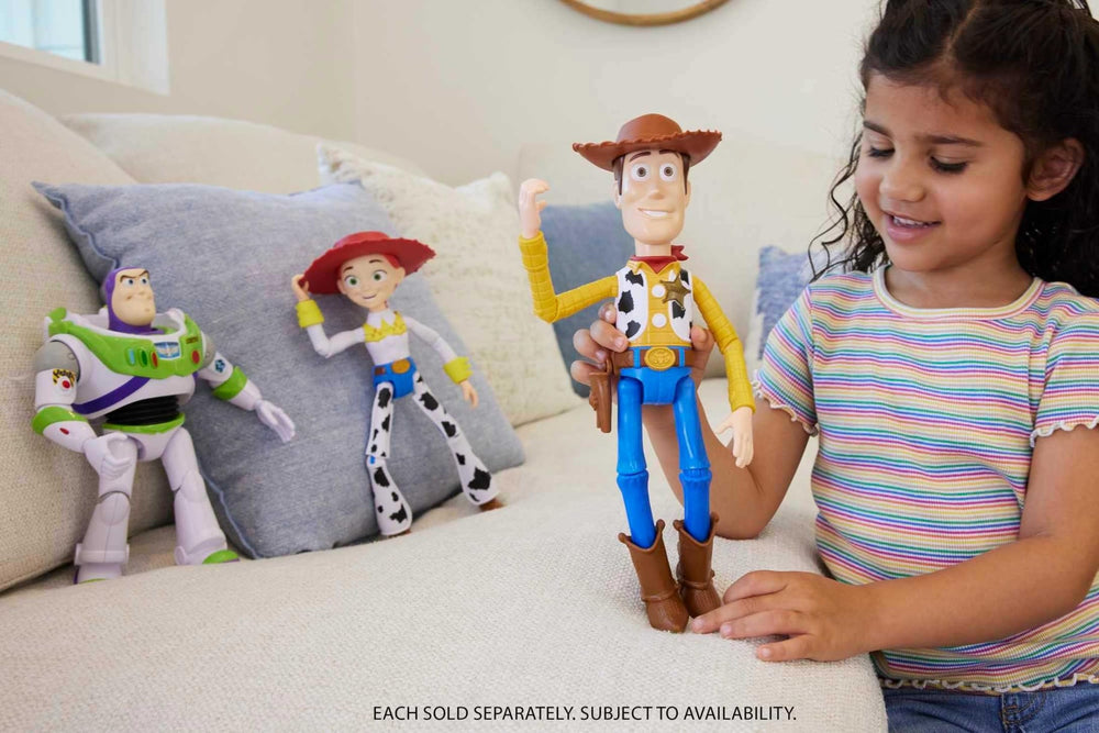 Mattel Buzz Lightyear 12-inch scale figure suits collectors and kids for big storytelling.
