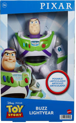 Mattel Buzz Lightyear action poses encourage creative adventures and role play.