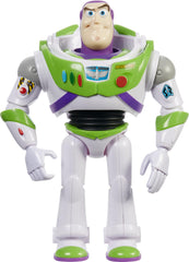 Mattel Buzz Lightyear spacesuit figure offers dynamic play for imaginative space adventures.