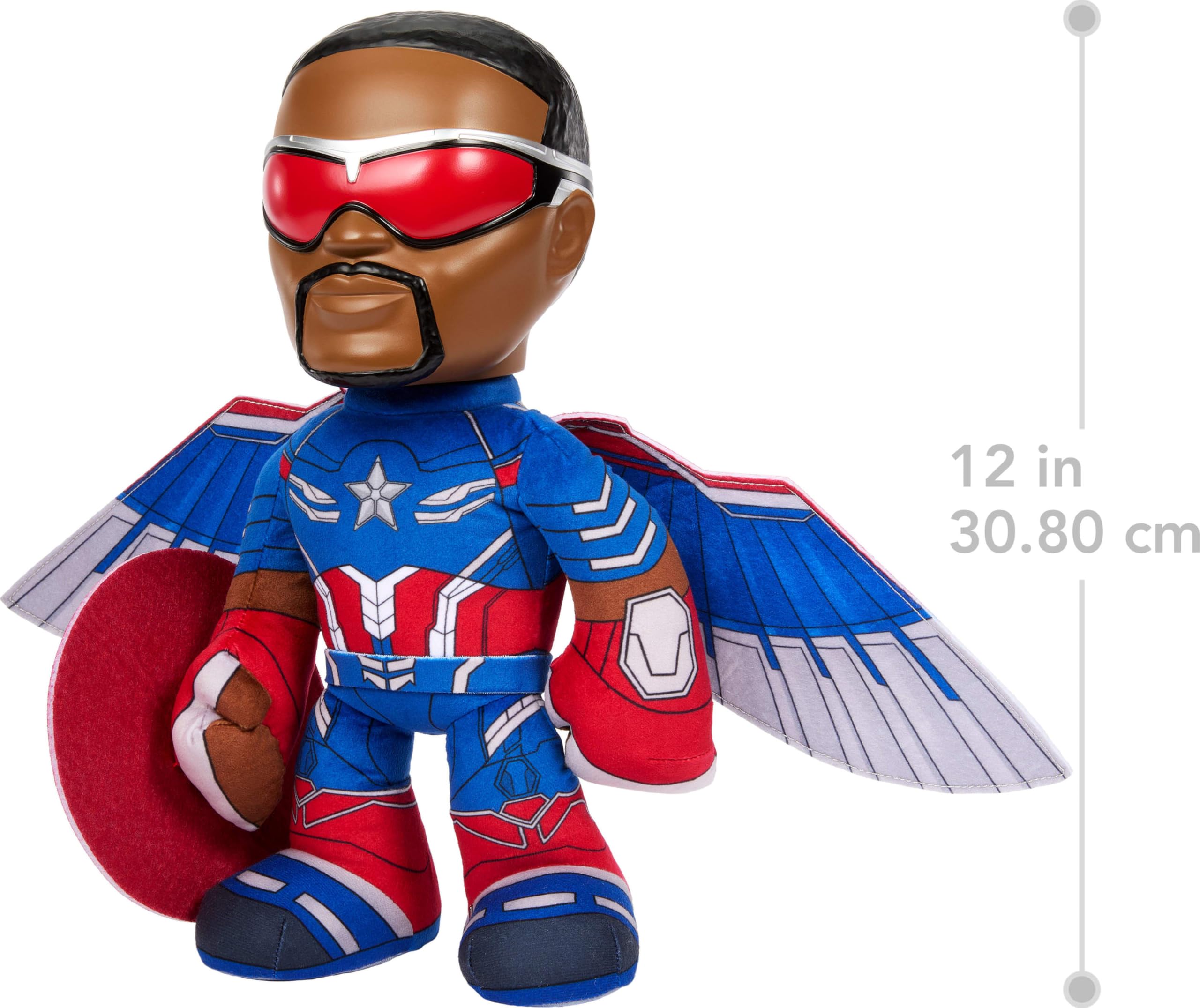 Mattel Captain America Brave New World plush with shield for heroic display
