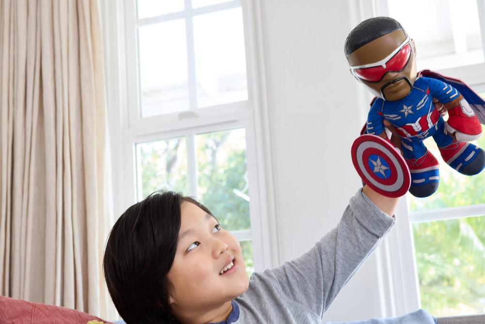 Mattel Captain America Brave New World plush wings for dynamic action poses