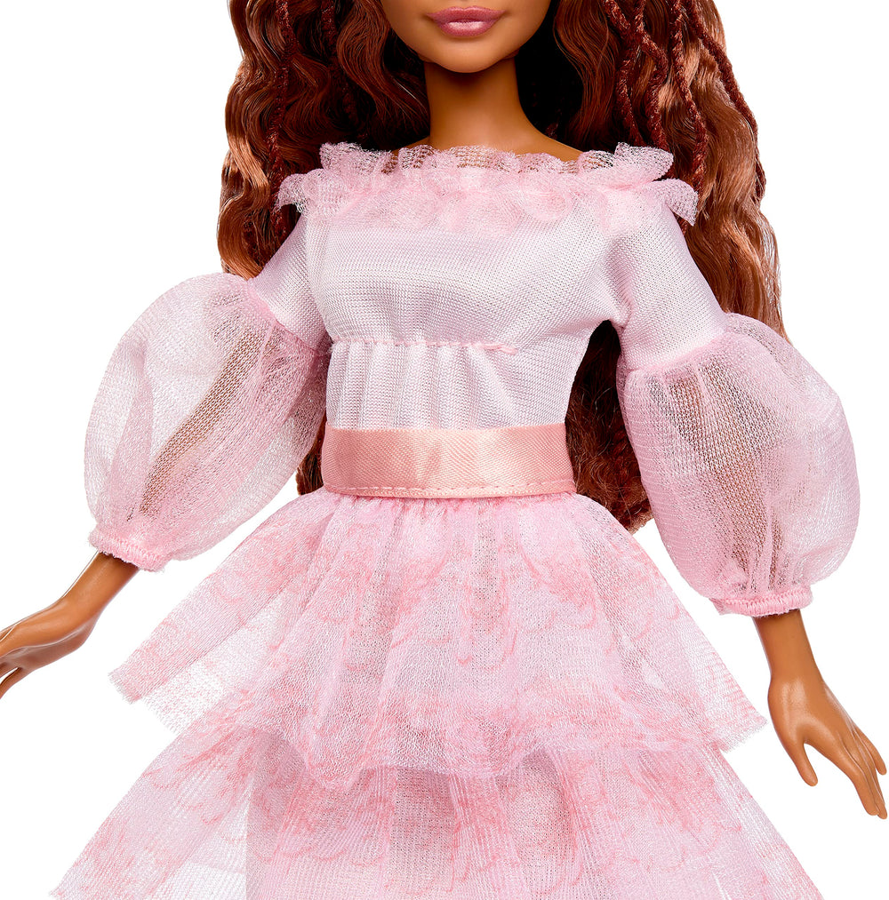 Mattel Celebration Ariel doll removable pink dress enables quick outfit changes