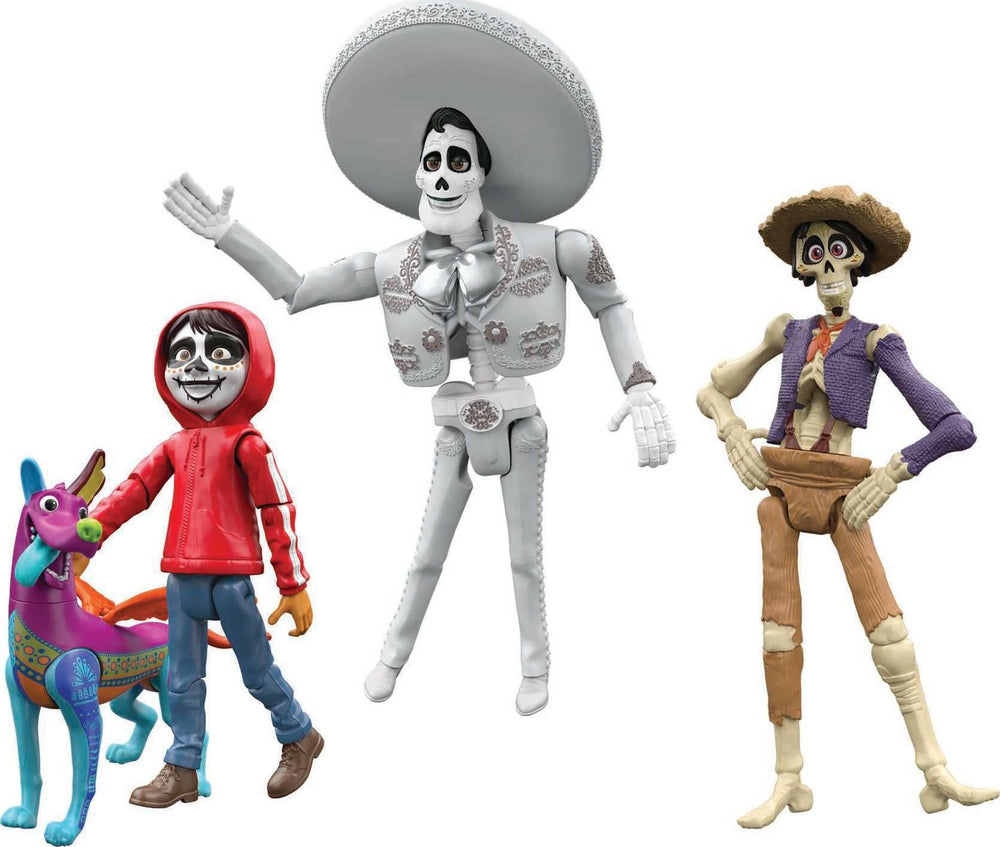 Miguel white-face disguise figure for reimagined Coco adventures