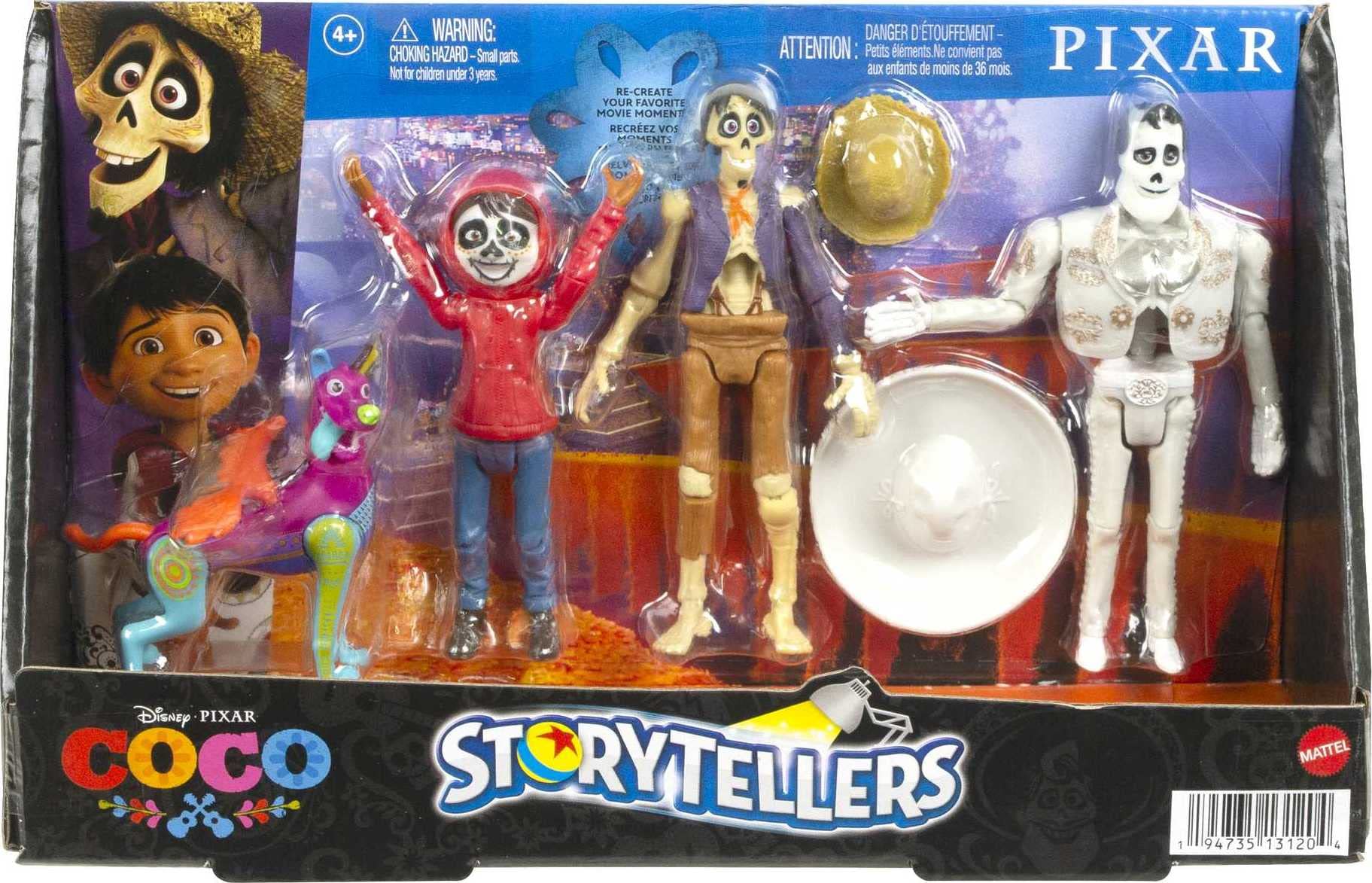 Removable hats on Hector and Ernesto expand display options