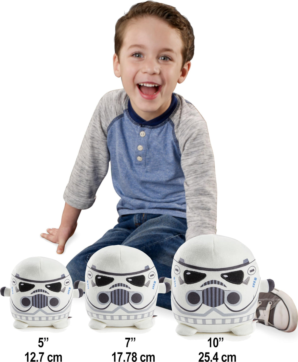 Mattel Cuutopia Stormtrooper rounded-design plush ready for cuddles