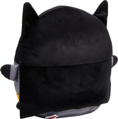 Mattel Cuutopia Batman plush toy held in hand for comforting, portable hero moments